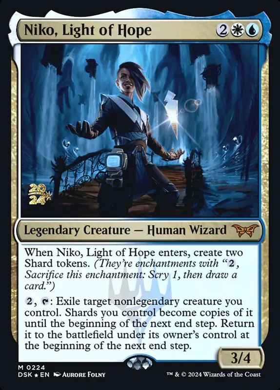 Niko, Light of Hope [Duskmourn: House of Horror Promos]