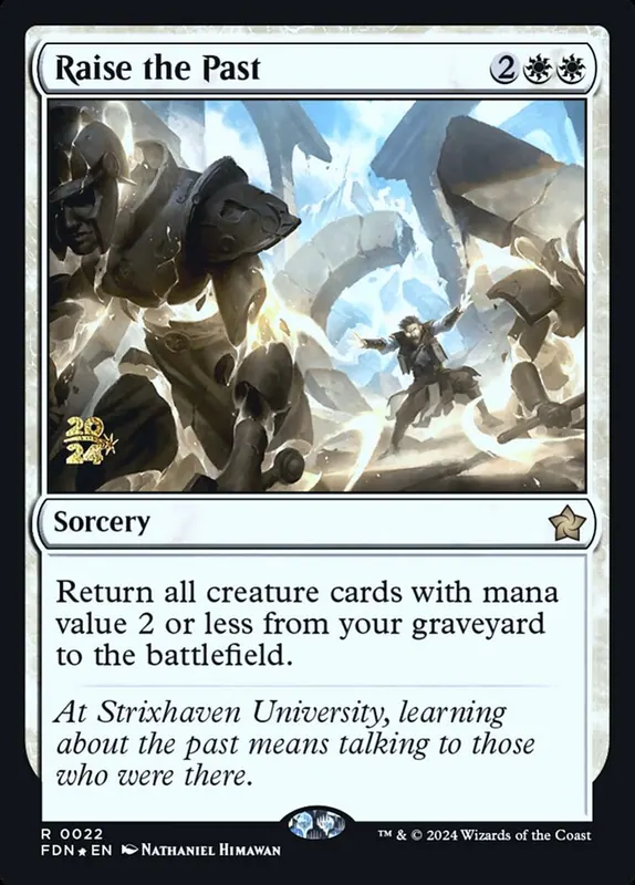 Raise the Past [Foundations Promos]
