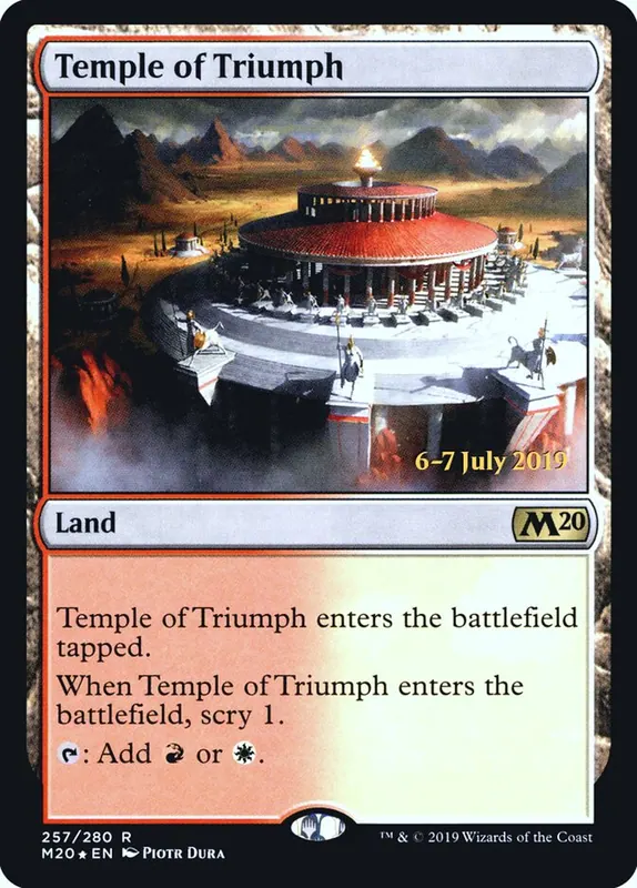 Temple of Triumph [Core Set 2020 Promos]