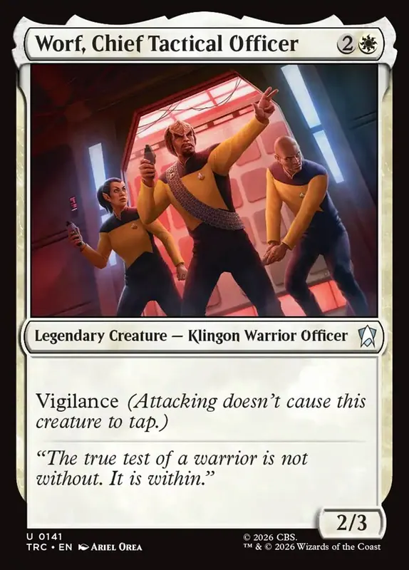 Worf, Chief Tactical Officer [Star Trek Commander]