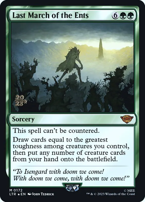 Last March of the Ents [Tales of Middle-earth Promos]