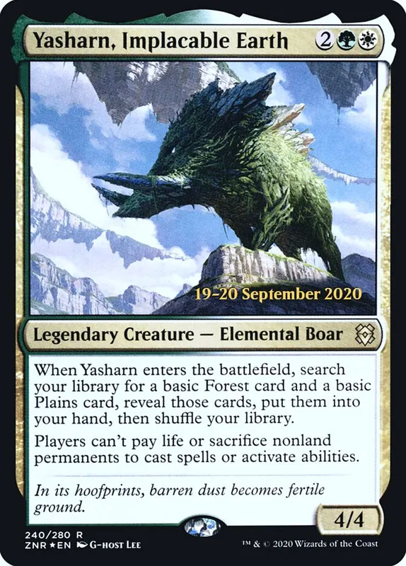 Yasharn, Implacable Earth [Zendikar Rising Promos]