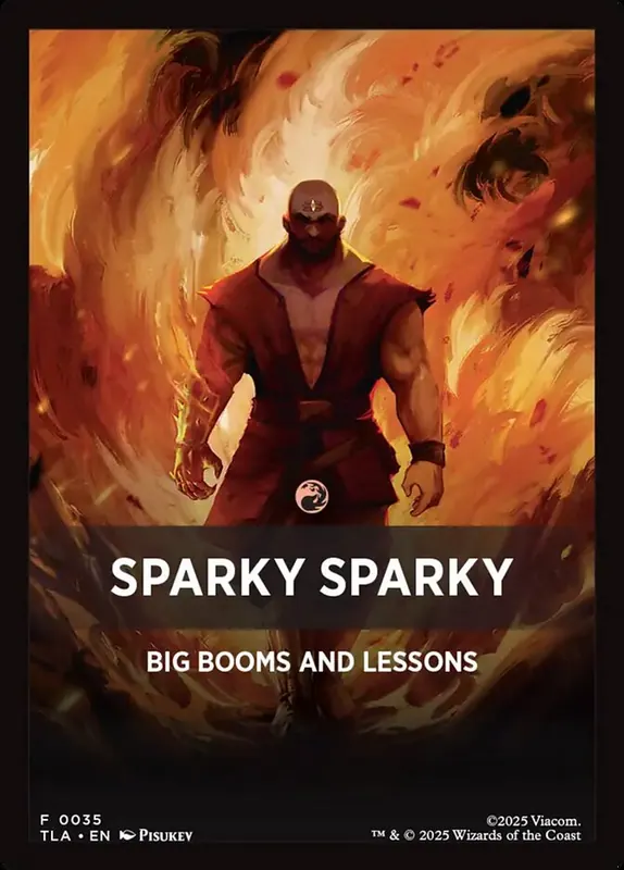 Sparky Sparky [Avatar: The Last Airbender Jumpstart Front Cards]