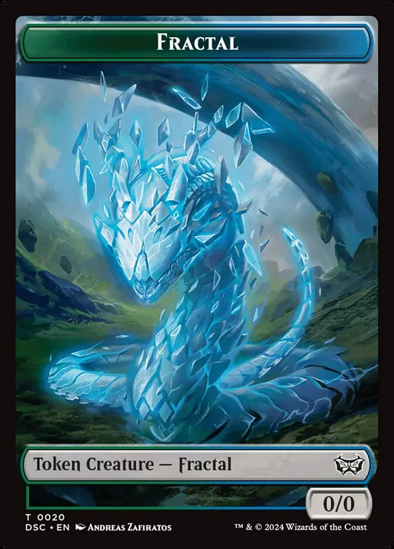 Fractal [Duskmourn Commander Tokens]