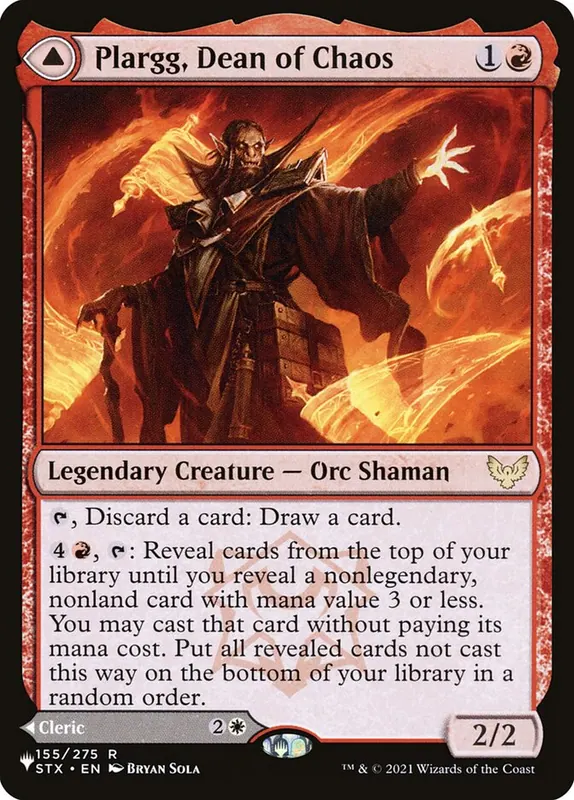 Plargg, Dean of Chaos // Augusta, Dean of Order [The List]