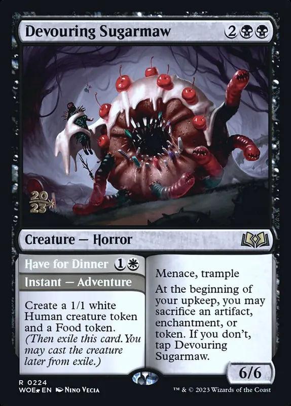 Devouring Sugarmaw // Have for Dinner [Wilds of Eldraine Promos]