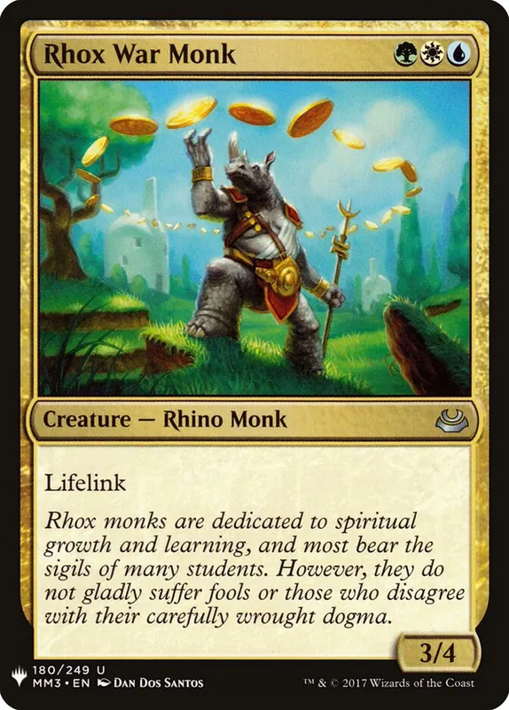 Rhox War Monk [The List]