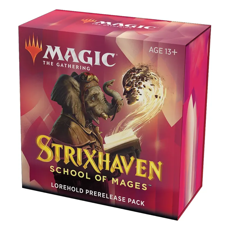 PACK DE PRERELEASE AT HOME STRIXHAVEN LOREHOLD SIN SOBRES EXTRAS