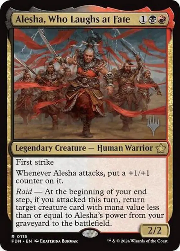 Alesha, Who Laughs at Fate [Foundations Promos]
