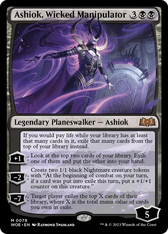 Ashiok, Wicked Manipulator [Wilds of Eldraine] - Español