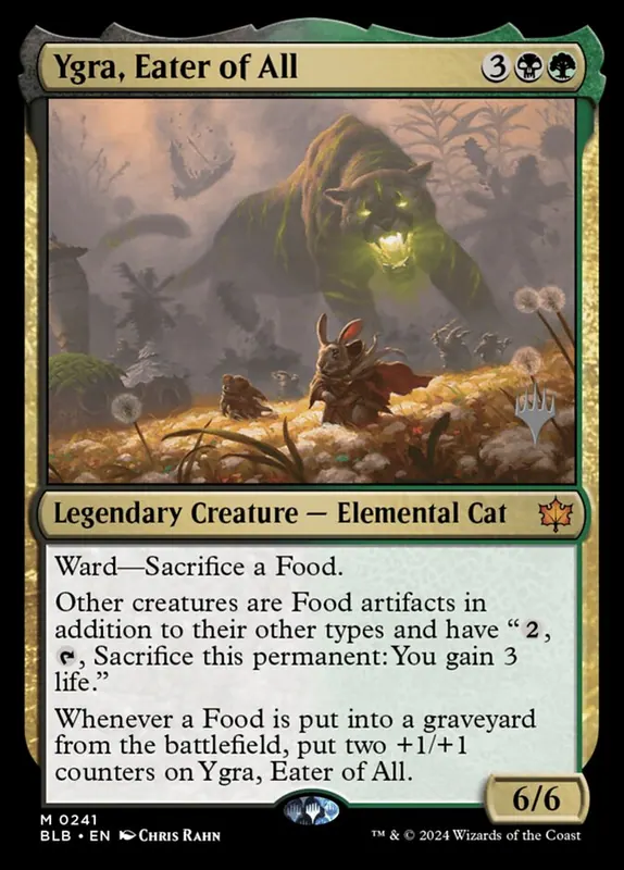 Ygra, Eater of All [Bloomburrow Promos]