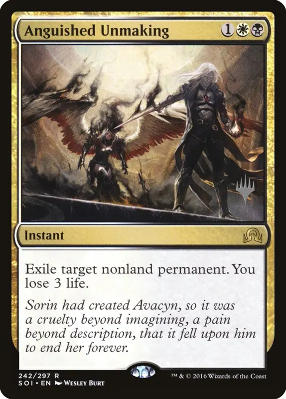 Anguished Unmaking [Shadows over Innistrad Promos]