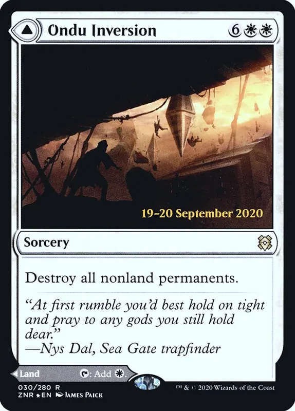 Ondu Inversion // Ondu Skyruins [Zendikar Rising Promos]