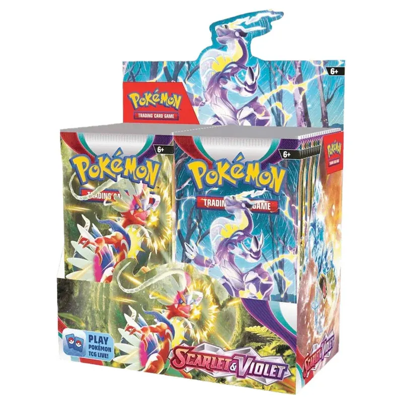 Caja De Sobres Pokémon - Scarlet & Violet - Ingles & Español