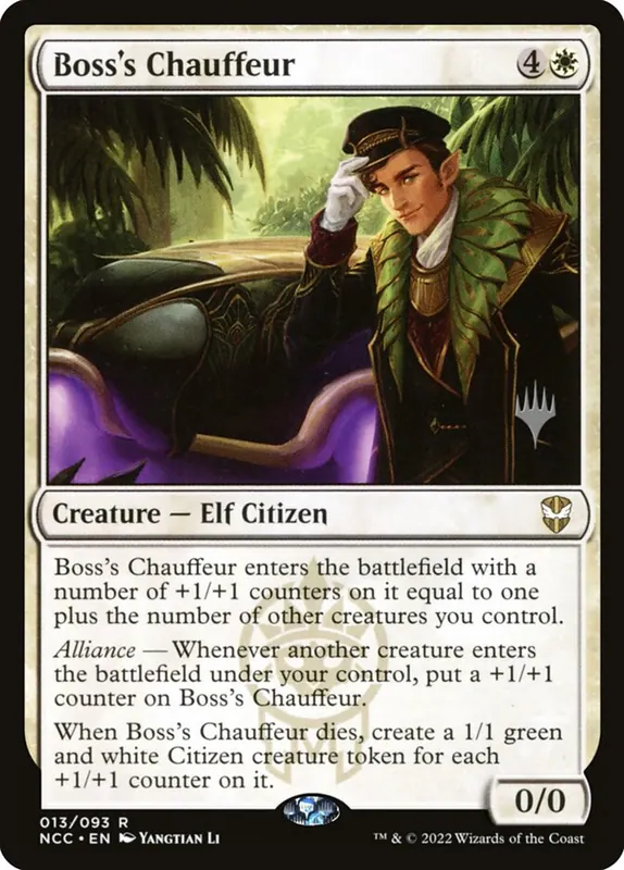 Boss's Chauffeur [New Capenna Commander Promos]