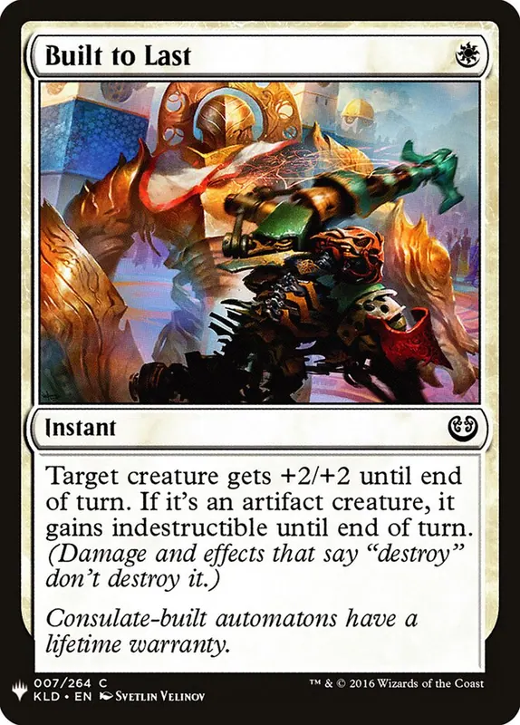 Built to Last [The List]