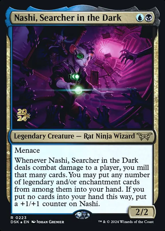 Nashi, Searcher in the Dark [Duskmourn: House of Horror Promos]