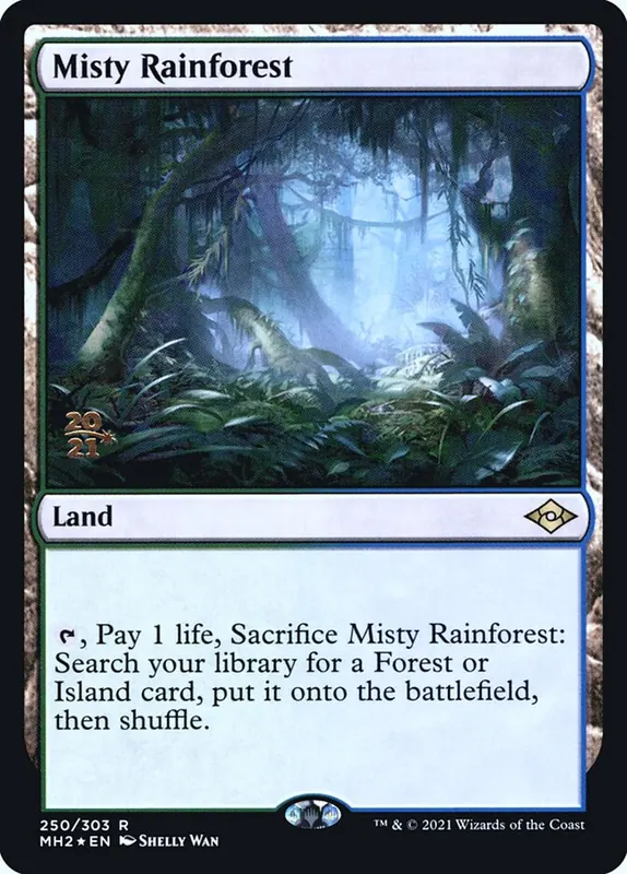Misty Rainforest [Modern Horizons 2 Promos]