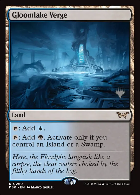 Gloomlake Verge [Duskmourn: House of Horror Promos]