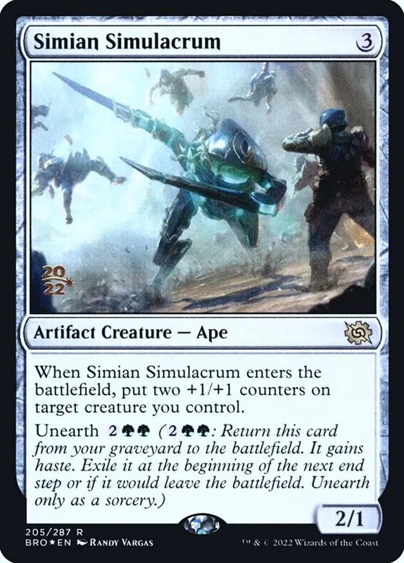 Simian Simulacrum [The Brothers' War Promos]