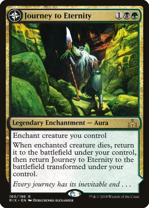 Journey to Eternity // Atzal, Cave of Eternity [Rivals of Ixalan] - Español