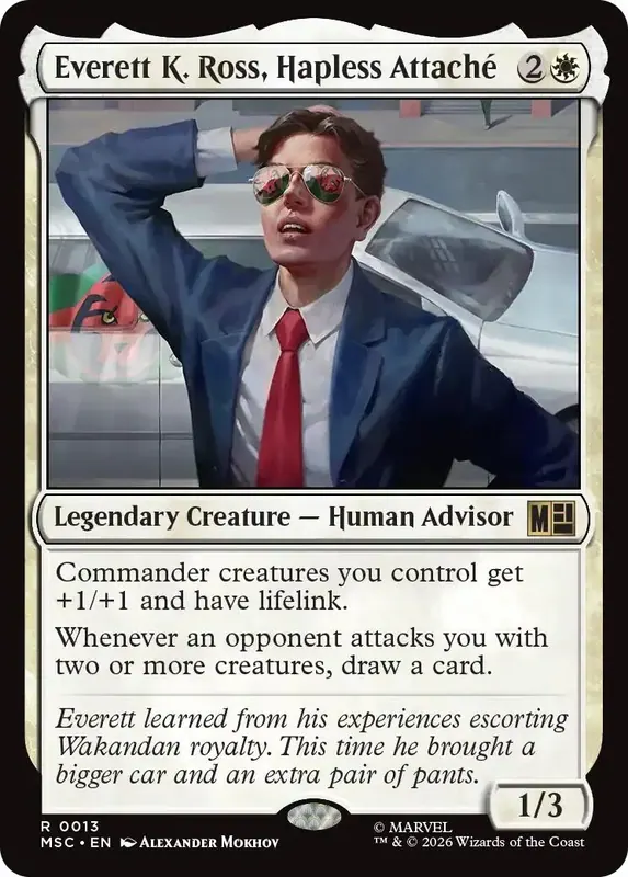 Everett K. Ross, Hapless Attache (Surge Foil) [Marvel Super Heroes Commander]