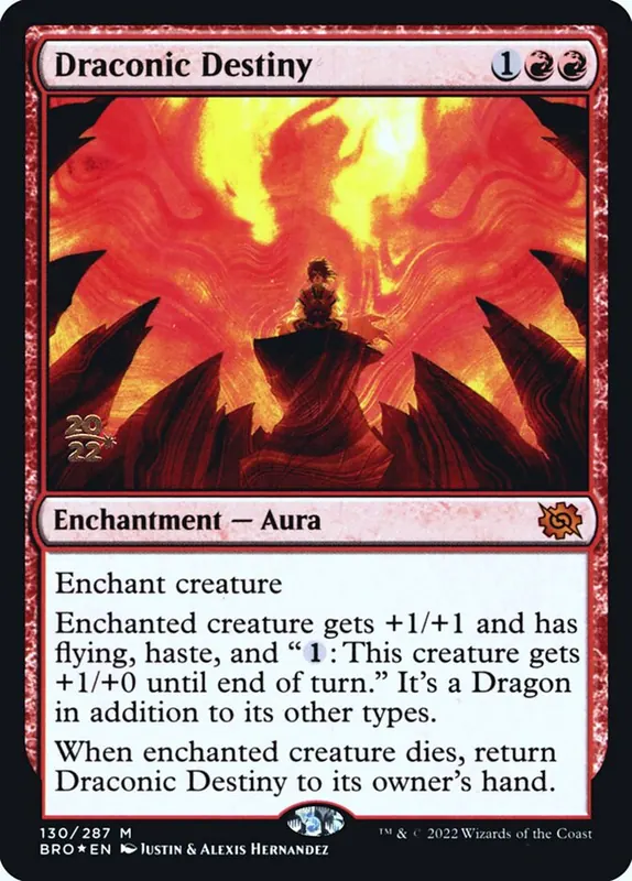 Draconic Destiny [The Brothers' War Promos]