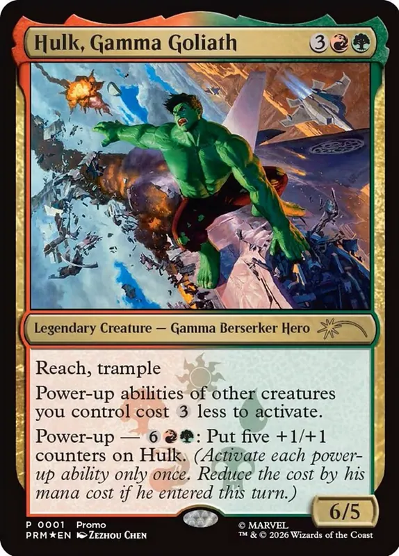 Hulk, Gamma Goliath [Media and Collaboration Promos]