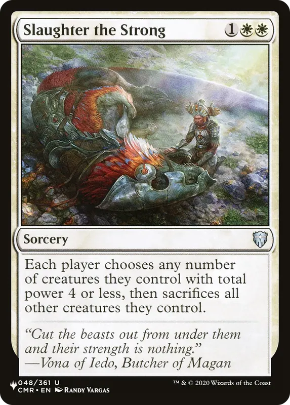 Slaughter the Strong [The List]