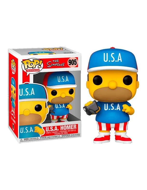Funko Pop – The Simpsons – U.S.A Homer 905