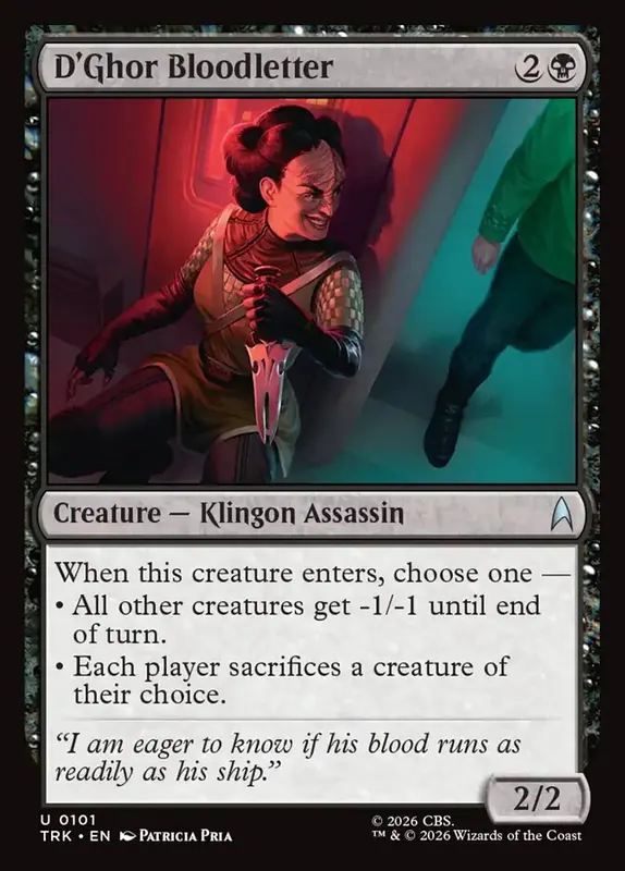D'Ghor Bloodletter [Star Trek]