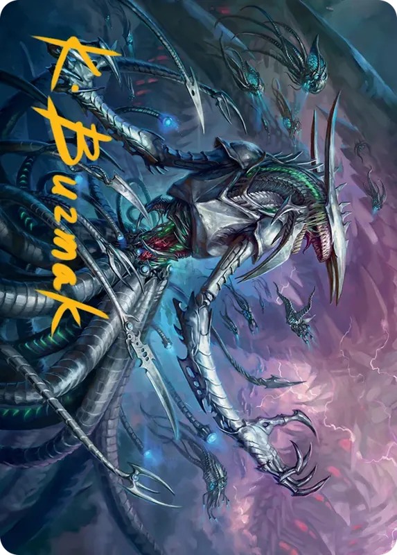 Jin-Gitaxias Art Card (Gold-Stamped Signature) [March of the Machine Art Series]