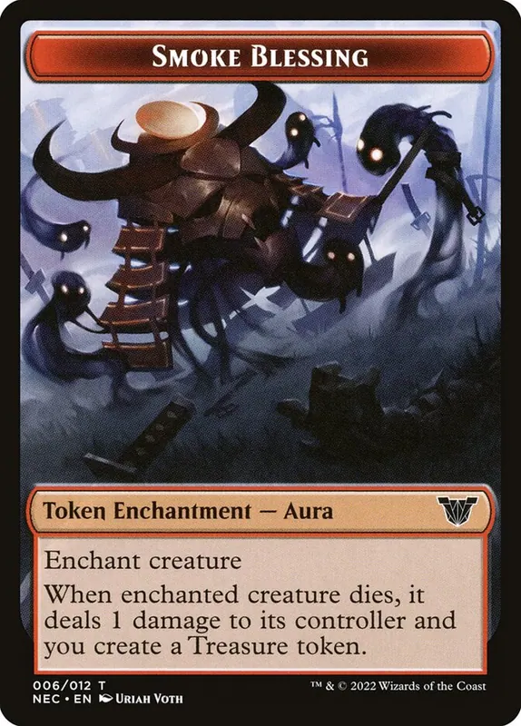 Smoke Blessing [Neon Dynasty Commander Tokens]