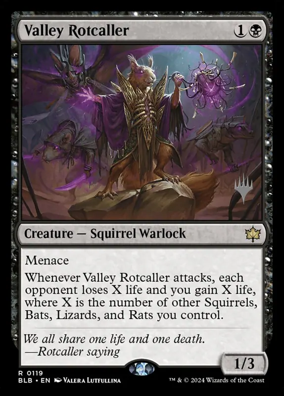 Valley Rotcaller [Bloomburrow Promos]
