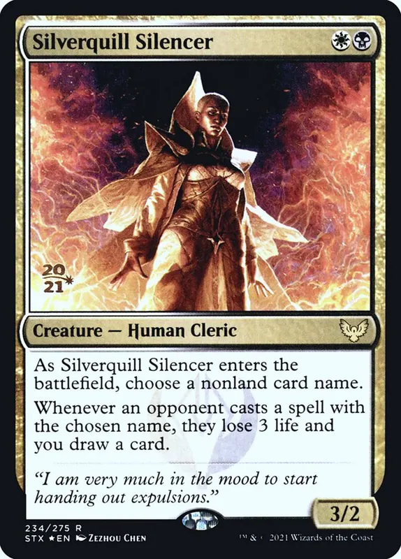 Silverquill Silencer [Strixhaven: School of Mages Promos]