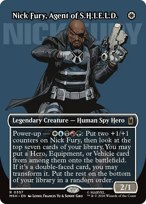 Nick Fury, Agent of S.H.I.E.L.D. (Borderless) (0357) [Marvel Super Heroes]