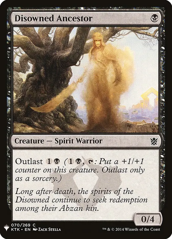 Disowned Ancestor [The List]