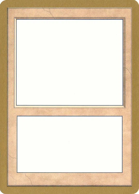 Blank Card [World Championship Decks 1999]