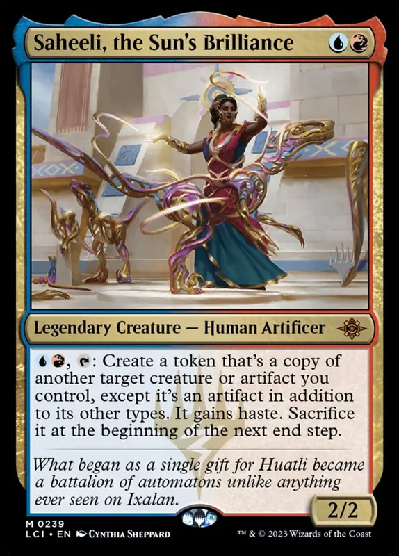 Saheeli, the Sun's Brilliance [The Lost Caverns of Ixalan Promos]