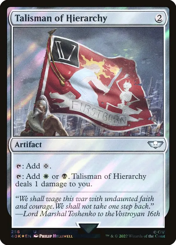 Talisman of Hierarchy [Warhammer 40,000 Commander]