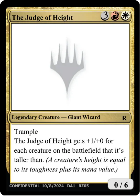 The Judge of Height [Unknown Event]
