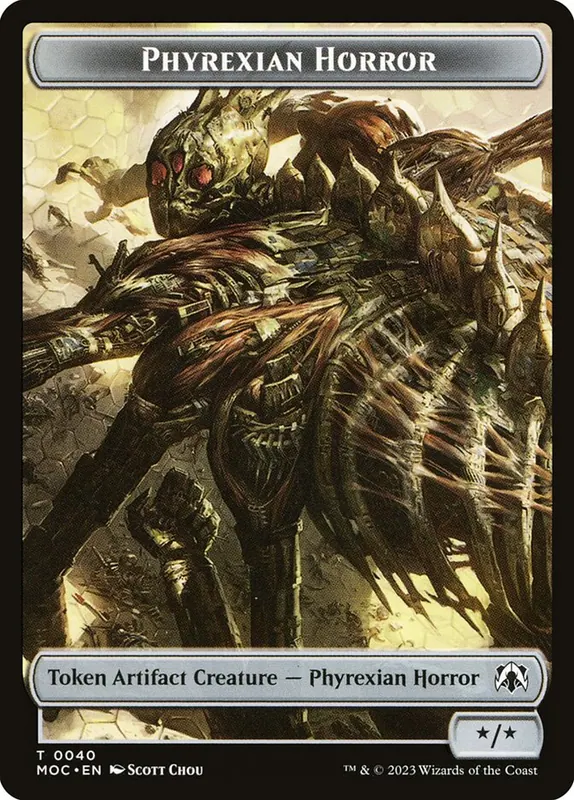 Phyrexian Horror [March of the Machine Commander Tokens]