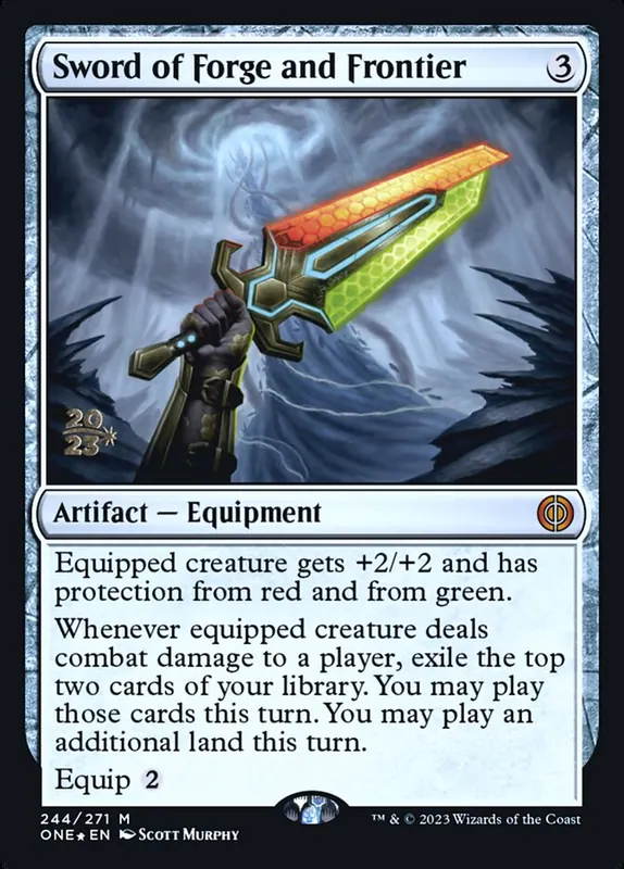Sword of Forge and Frontier [Phyrexia: All Will Be One Promos]
