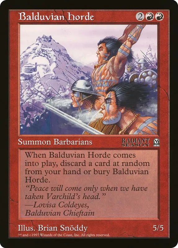 Balduvian Horde [Oversized League Prizes]