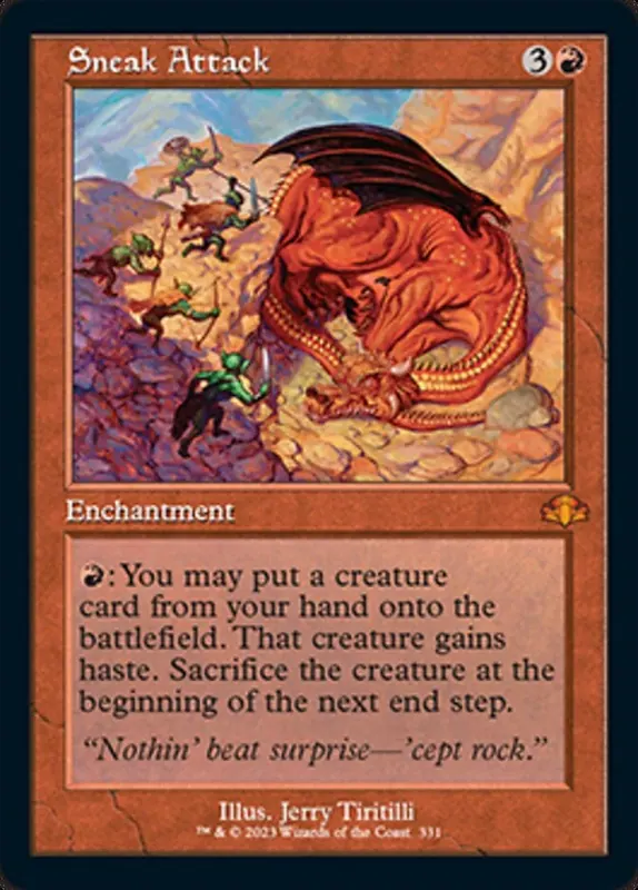 Sneak Attack (Retro) [Dominaria Remastered]