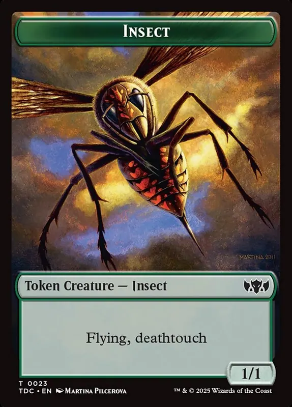 Insect [Tarkir: Dragonstorm Commander Tokens]