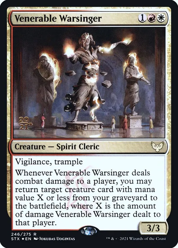 Venerable Warsinger [Strixhaven: School of Mages Promos]