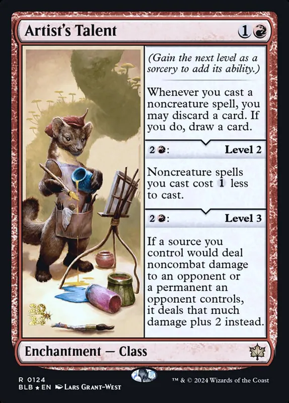Artist's Talent [Bloomburrow Promos]