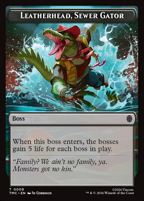 Leatherhead, Sewer Gator [Teenage Mutant Ninja Turtles Eternal Tokens]