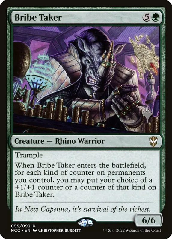 Bribe Taker [New Capenna Commander Promos]
